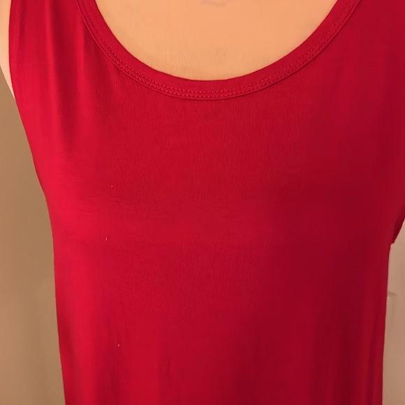 EttelLut red sleeveless tunic size medium - Picture 2 of 6